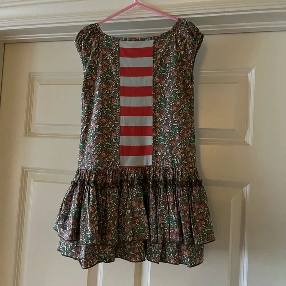 Button Ruffle Dress - Picture 2 of 2